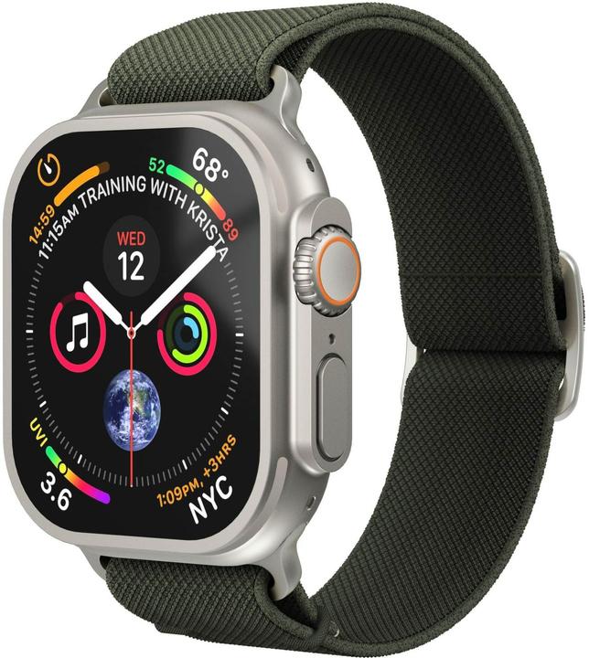 Produktbild Vonmählen Classic Nylon-Armband für Apple Watch 42 44 45 49 mm olivgrün (Nylon)