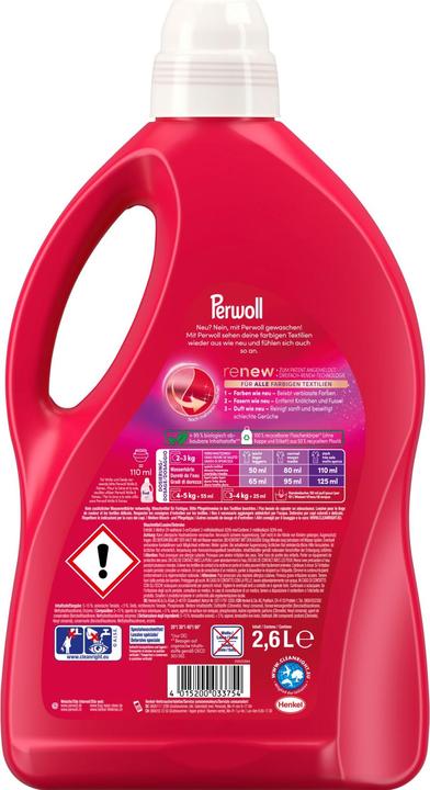 Produktbild Perwoll Renew Flüssig Color (52 Waschgänge, Flasche)