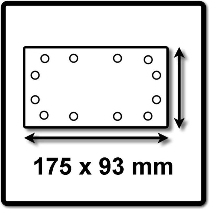 Immagine prodotto Festool SSH STF 93 x 175/8 Tampone di levigatura, per levigatrici RS 300, RS 3, LRS 93 - 2 pz. (2x