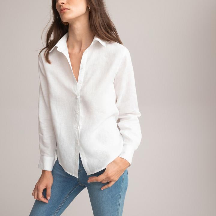 Image du produit La Redoute Collections Blouse à manches longues (46)