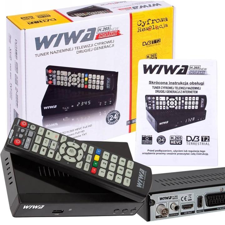Actual product image Wiwa Tuner TV H.265 2790Z (DVB-T HEVC/H.265 MPEG-4 AVC/H.264) (1 GB, DVB-T, DVB-T2)