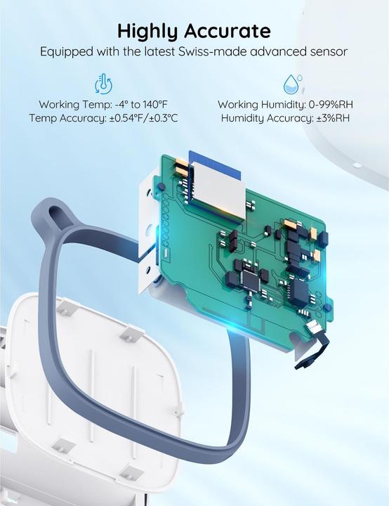 Productafbeelding Govee H5179 Termometr i higrometr Wi-Fi wyświetlacz