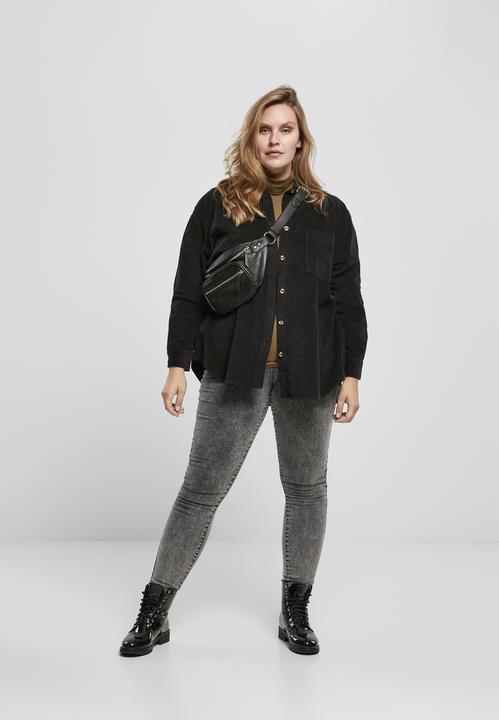 Actual product image Urban Classics Ladies Corduroy Oversized Shirt (S)