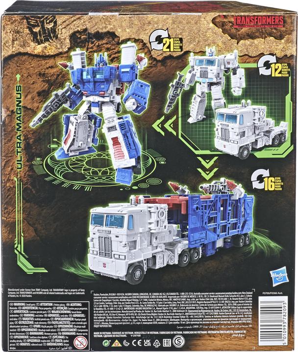 Actual product image Hasbro Transformers Toys Generations War for Cybertron: Kingdom Leader WFC-K20 Ultra Magnus