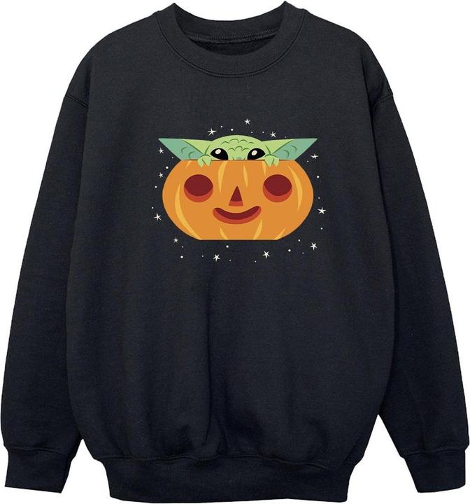 Produktbild Star Wars The Mandalorian Grogu Pumpkin Sweatshirt Jungen (152, 158)