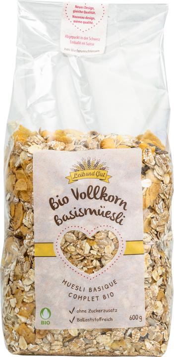 Image du produit Leib und Gut Muesli de base complet biologique 600 g (605 g)