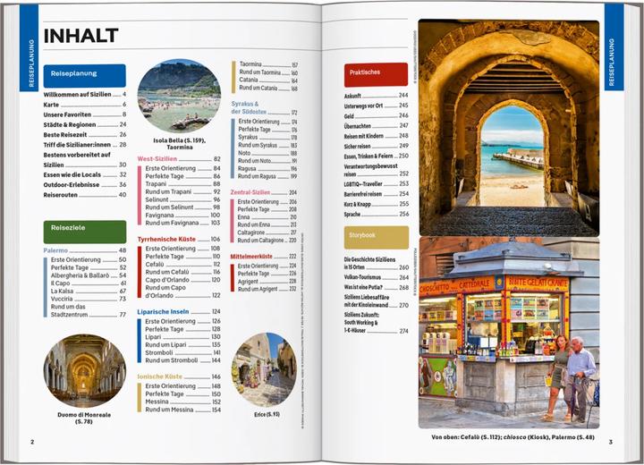 Image du produit Reiseführer Sizilien (Allemand, Nicola Williams, Sara Mostaccio, 2023)