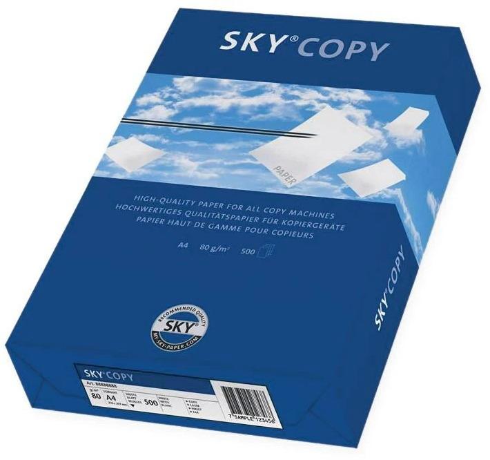 Produktbild SKY Kopierpapier A4, Weiss, 80 g/m², 500 Blatt, Geeignet (80 g/m², A4)