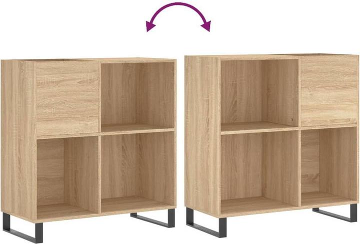 Image du produit VidaXL Plattenschrank Sonoma-Eiche 84,5x38x89 cm Holzwerkstoff