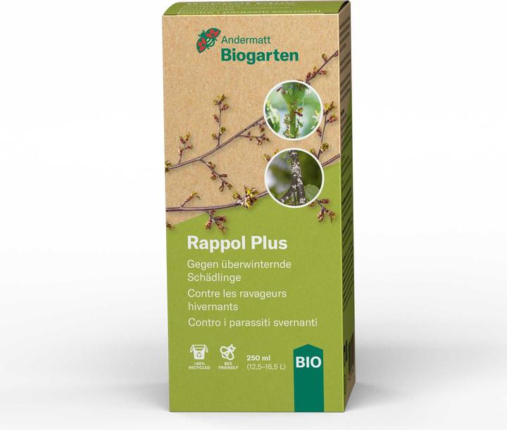 Produktbild Andermatt Biogarten Rappol Plus (Buchsbaumblattfloh, Thripse, Spinnmilben, Birnblattsauger, Weissen Fliegen, Zikaden und Blattwanzen, Schildläuse)