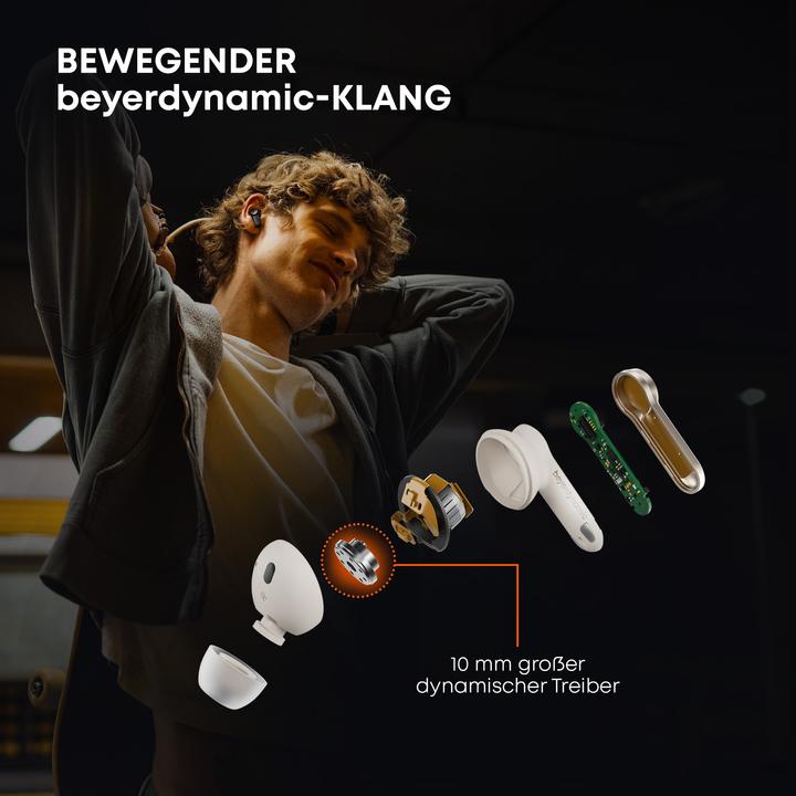 Produktbild Beyerdynamic AMIRON 100 Cream open-back headphones (ANC, 27 h, Kabellos)