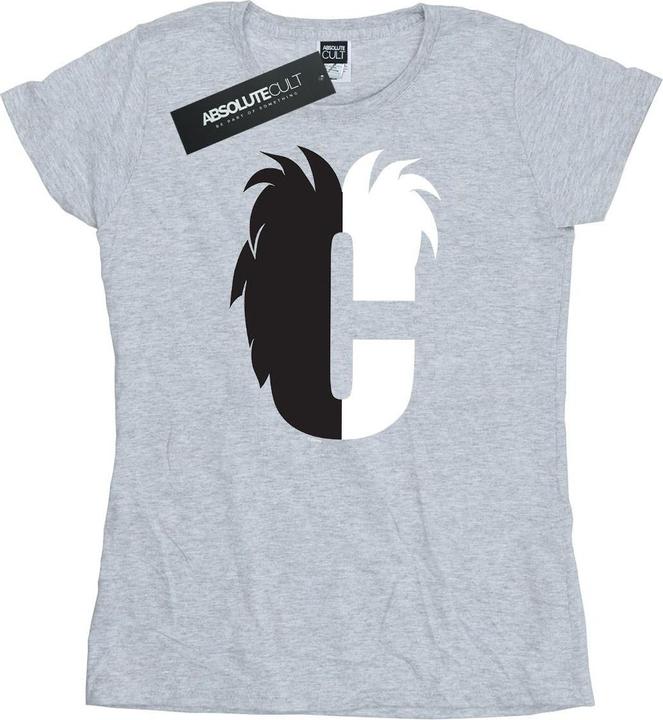 Immagine prodotto Disney Alphabet C Is For Cruella De Vil Maglietta Donna (M)