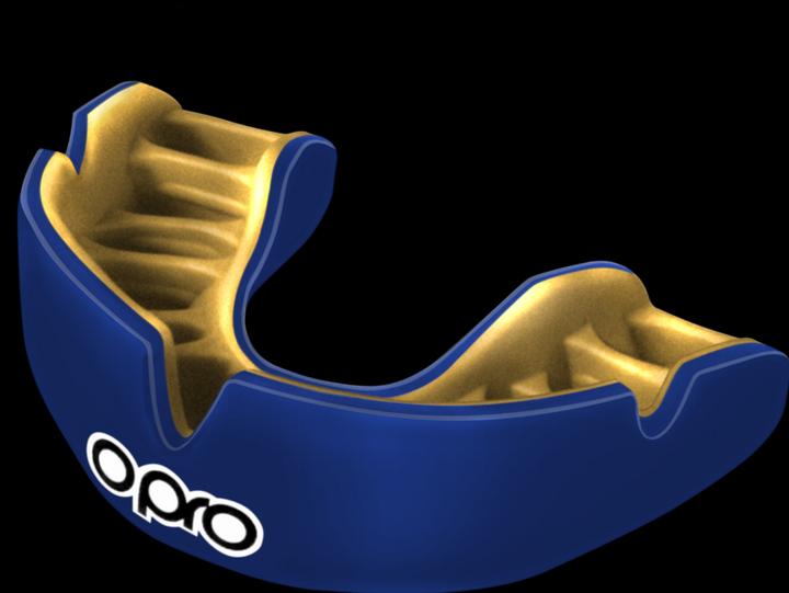 Actual product image Opro Gumshield PowerFit Dark Blue/Gold