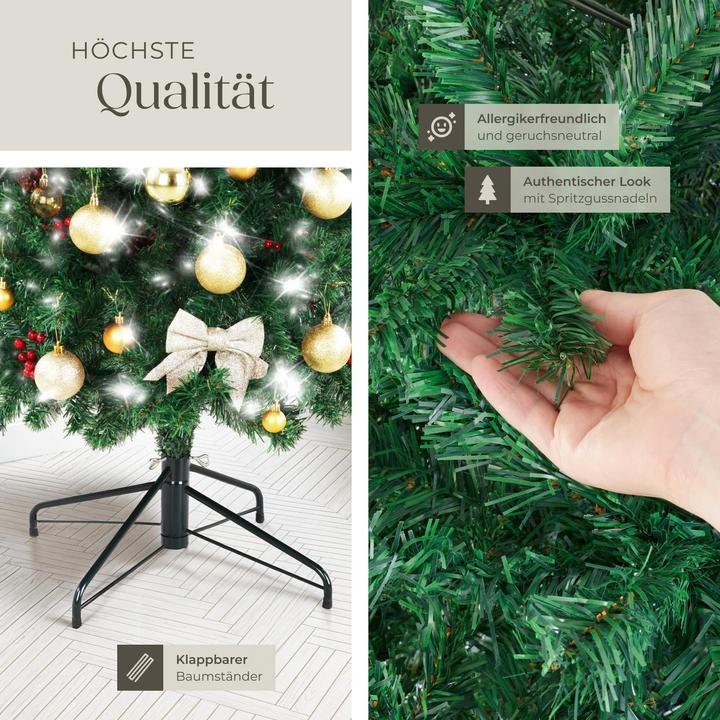 Image du produit tectake Sapin de Noël artificiel COMETE, aspect naturel (180 cm)