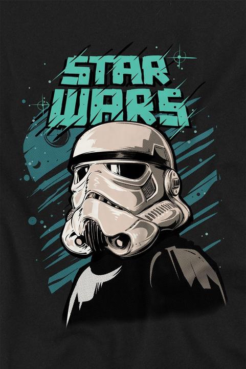Actual product image Star Wars Mens Street Glare Stormtrooper T-Shirt (L)
