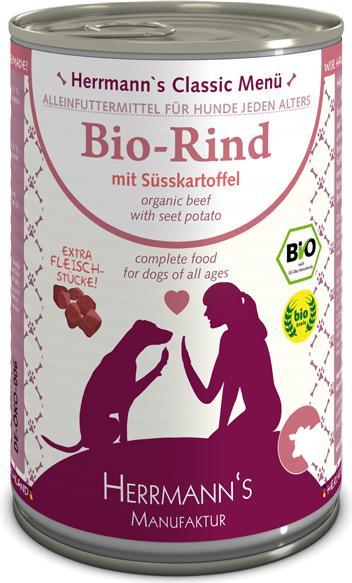 Image du produit Herrmanns Boeuf bio avec patates douces (Adulte, 24 pcs, 400 g)