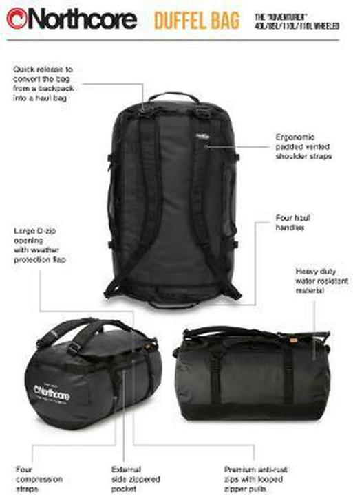 Actual product image Northcore Sac de sport