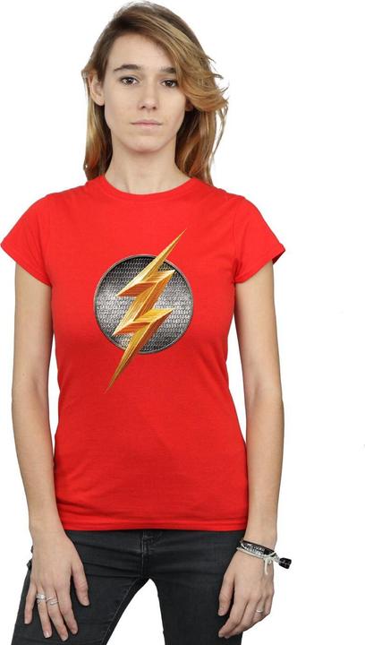 Image du produit The Flash T-shirt en coton avec logo pour femme/femme (L)