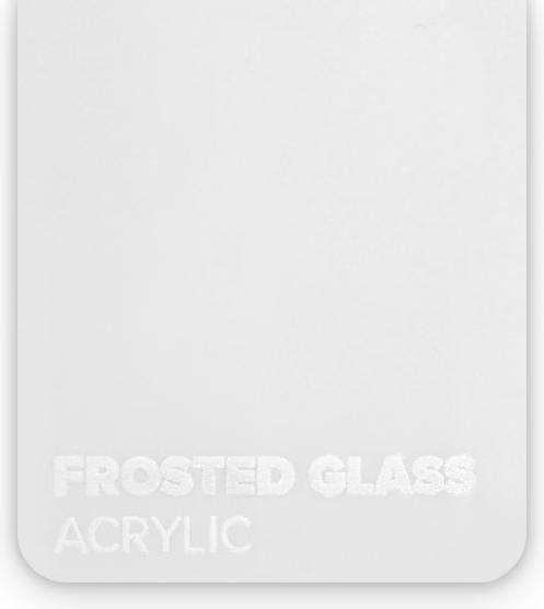 Produktbild flux Acrylglasplatte - Beamo - Frosted Glass (21 cm, 30 cm)