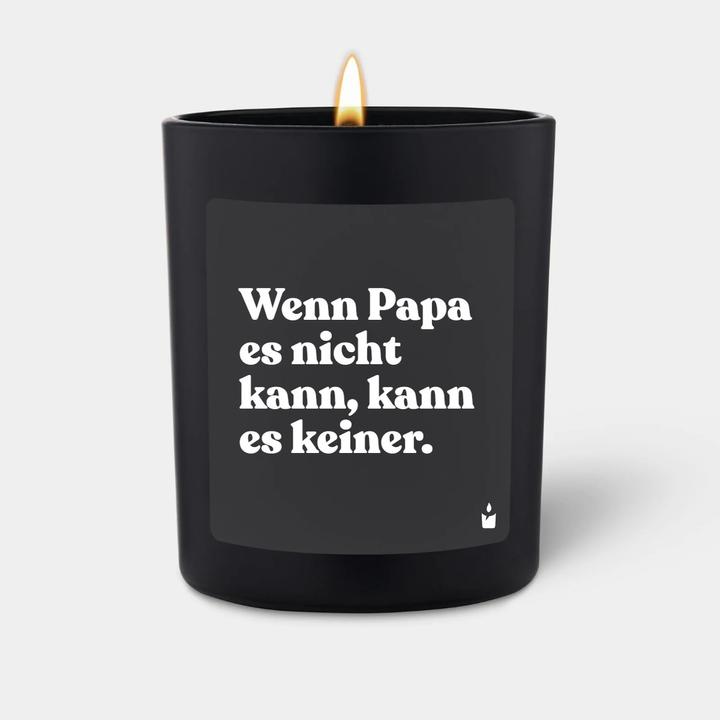 Actual product image Chatty Candles Woody scented candle If dad can't do it, nobody can.