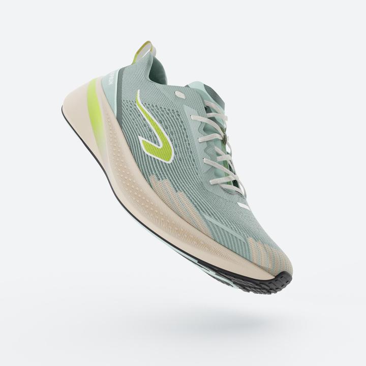 Produktbild Kiprun Laufschuhe Damen - Cushion 500 grün (42)