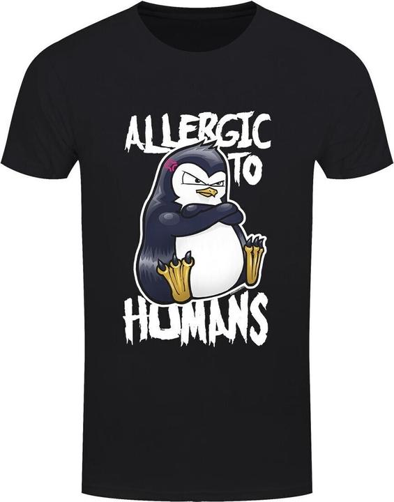 Psycho Penguin Allergic To Humans TShirt
