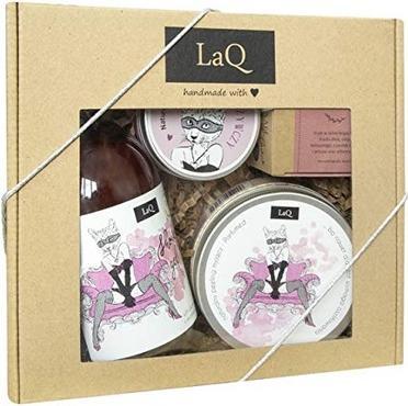 Produktbild LaQ Set - Kocica 500ml + face wash mousse 100ml + face mask 50ml + body scrub (Haarpflege set)