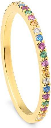 Immagine prodotto Breuning ANELLO - Brill. | Blu cielo | Verde mela | Saf. Rosa (52, Oro 750/18 K)
