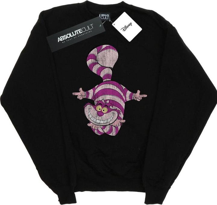 Actual product image Disney Womens/Ladies Alice In Wonderland Cheshire Cat Upside Down Sweatshirt (L)