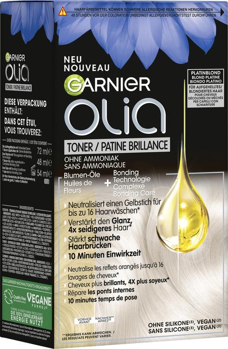 Actual product image Garnier Olia (Platinum blonde)