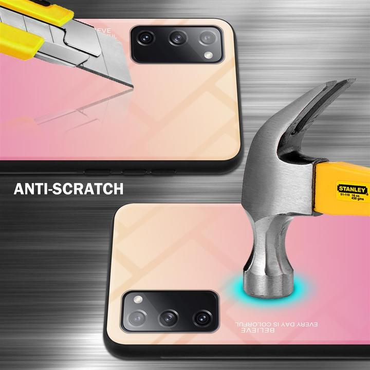 Productafbeelding Cadorabo TPU 2 kleuren glasdekking (Samsung Galaxy S20 FE)
