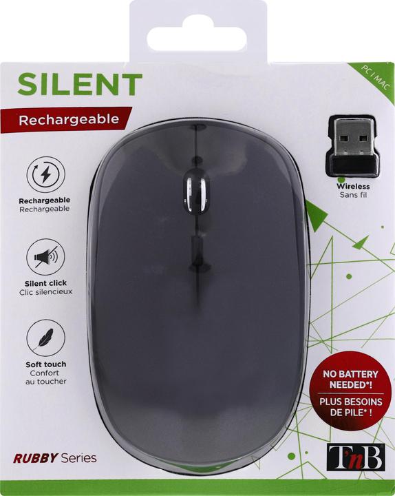 Actual product image T'nB Souris sans fil Rubby (Noir) (Wireless)