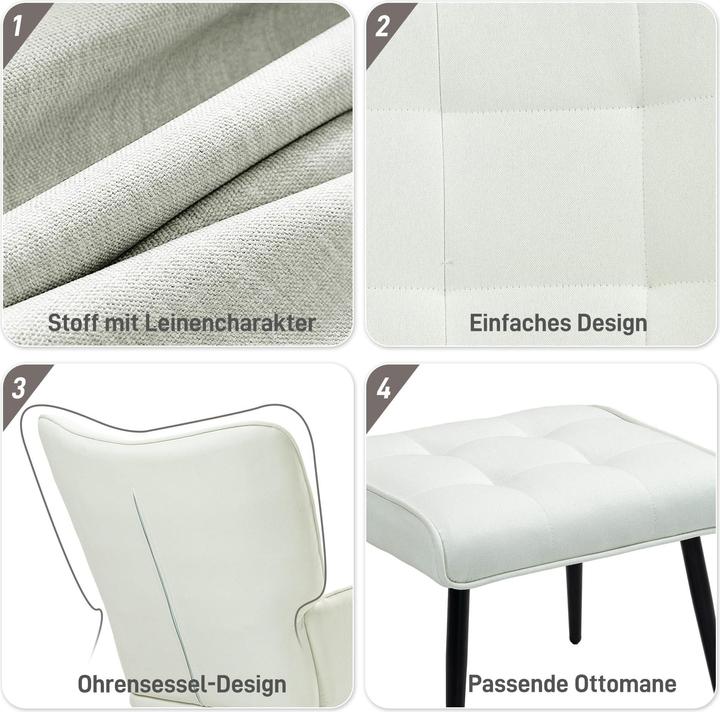Actual product image Jamb North dream with footstool