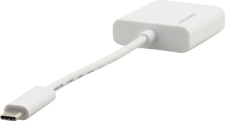 Actual product image ADC-U31C/GF - External video adapter - USB-C 3.1 - VGA - white (USB-C, VGA, 17 cm)