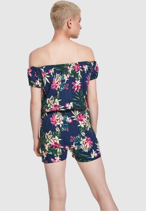 Produktbild Urban Classics Ladies AOP Off Shoulder Short Jumpsuit (5XL)
