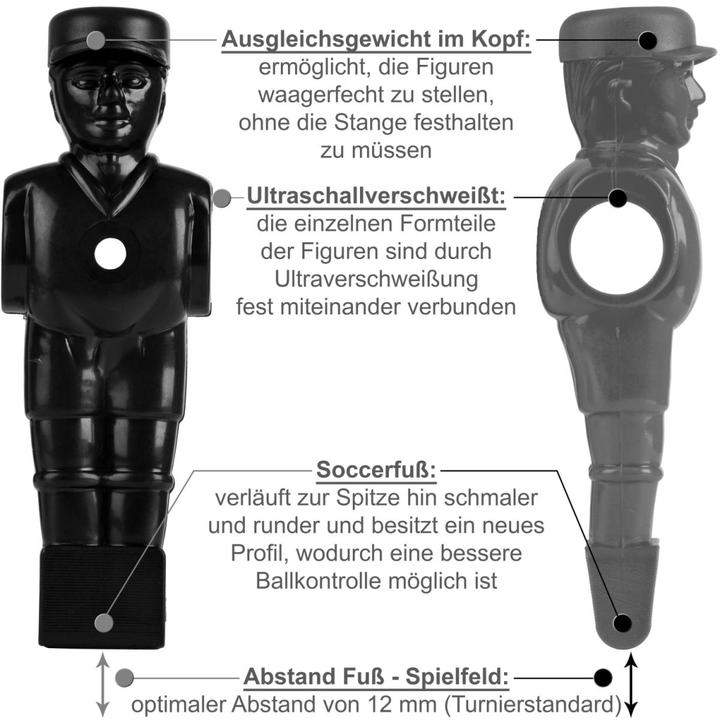 Produktbild Tuniro Kickertisch PRO Holz Tischkicker