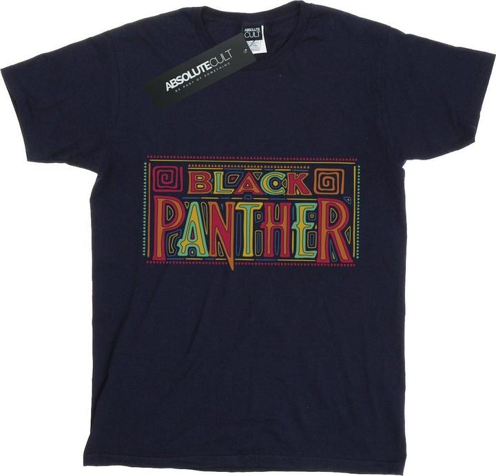 Jungen Black Panther Tribal Logo TShirt