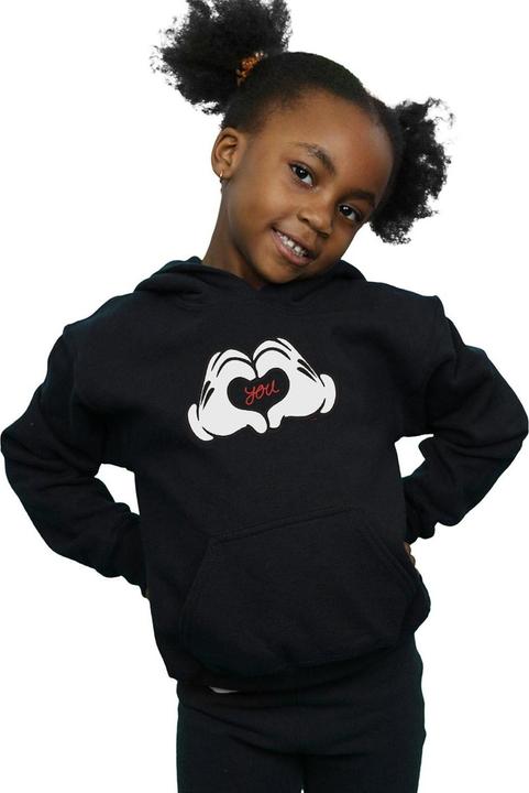 Produktbild Disney Mickey Mouse Loves You Kapuzenpullover Mädchen (152, 158)
