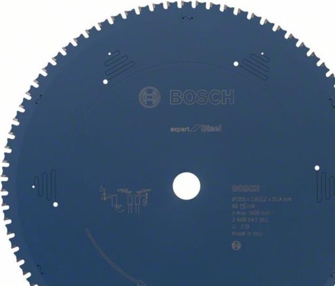 Produktbild Bosch Professional Zubehör Kreissägeblatt Expert for Steel, 355 x 25,4 x 2,6 mm, 80