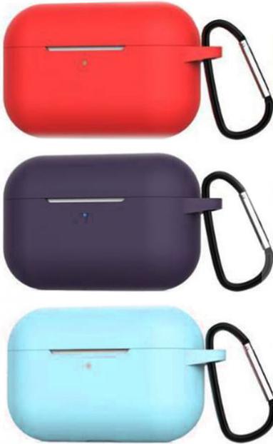 Immagine prodotto Ambiance1 Custodia per AirPods 3 rossa con anello a moschettone No.225.1 (Manicotto per cuffie)