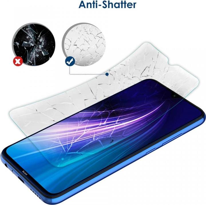 Immagine prodotto Screenguard Xiaomi Redmi Note 8 Pellicola di vetro protettiva a schermo intero 2.5D 9H (1 Pezzo/i, Xiaomi Redmi Nota 8)