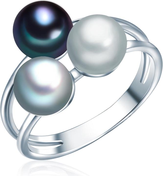 Produktbild Valero Pearls Damen Sterling Silber Süsswasser-Zuchtperle silber - 3958 (56, 925 Silber)