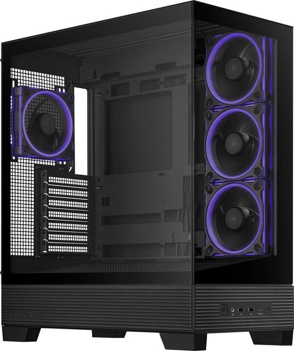 ASUS A31 Plus Tg Argb Black (ATX, Mini-ITX, mATX)