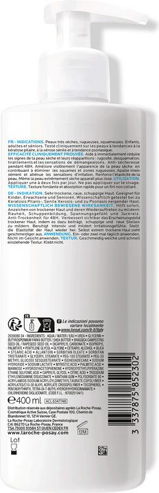 Image du produit La Roche Posay Lipikar Lait Urée 10% (Lotion pour le corps, 400 ml)