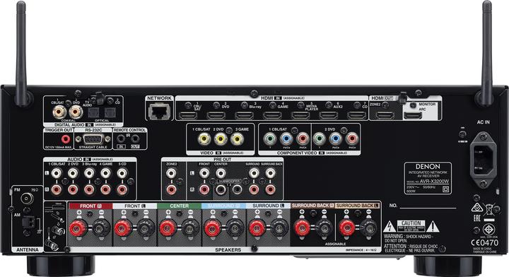 Image du produit Denon Avr-X3200w (7.2 canaux, FM)