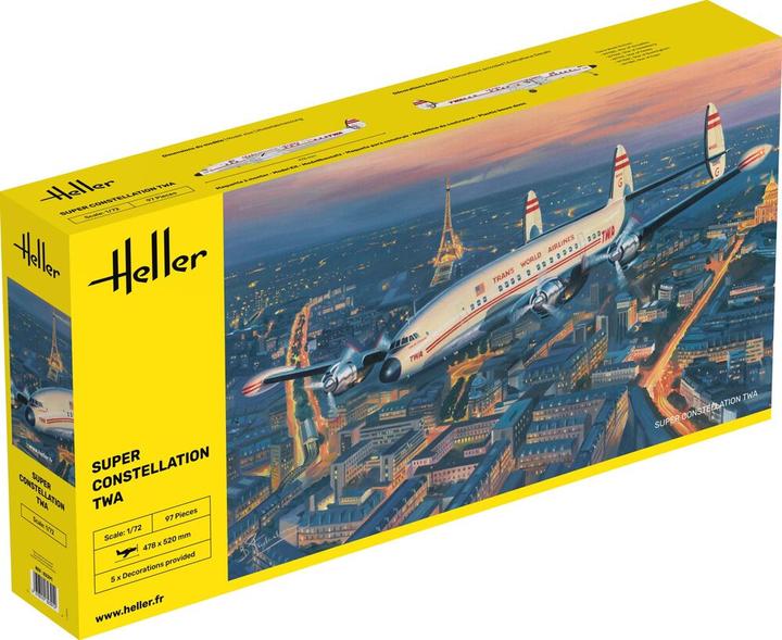 Actual product image Heller Super Constellation TWA