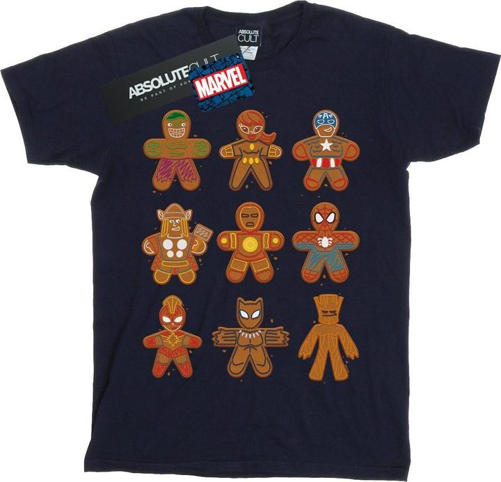Produktbild Avengers Christmas Gingerbread TShirt (S)