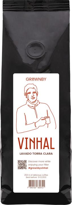 Grownby Vinhal Lavado Torra Clara (250 g, Helle Röstung)