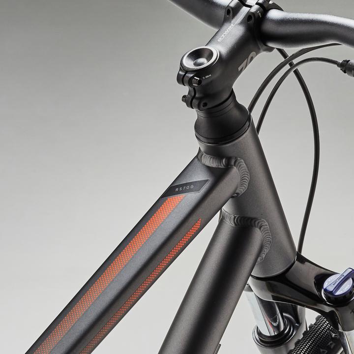 Actual product image Riverside Cross Bike 28 Zoll 700 grau/orange (48 cm)