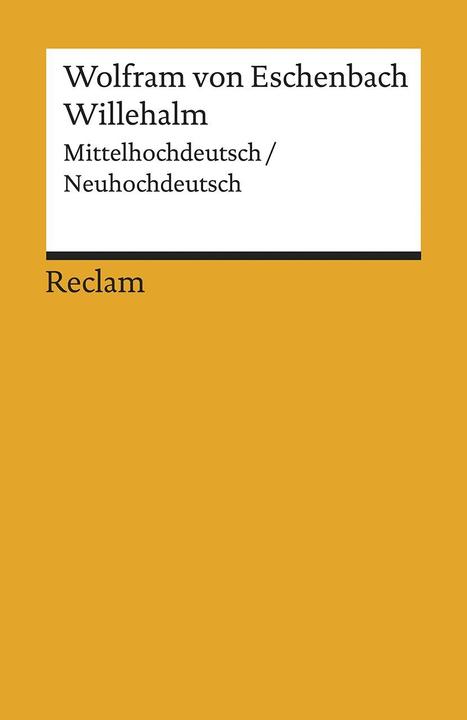 Image du produit Willehalm (Allemand, Tungstène d'Eschenbach, 2018)